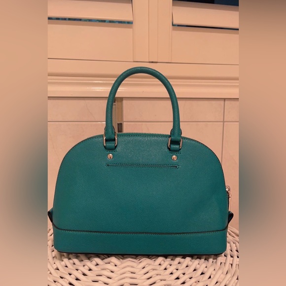 COACH Cross body with top handle bag. Silver hardware. - Picture 4 of 5